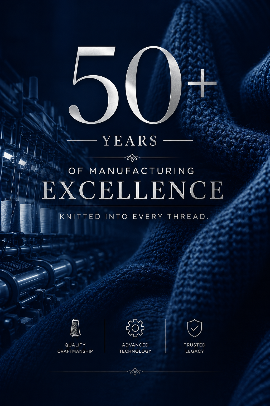 50+ years of manufacturing excellence — Raft Garments